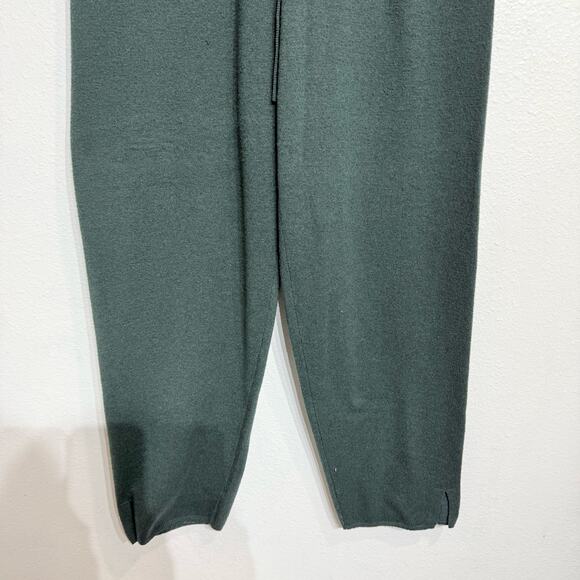Soma Green Knit Jogger Lounge Pull On Pants Sz M - Picture 4 of 13